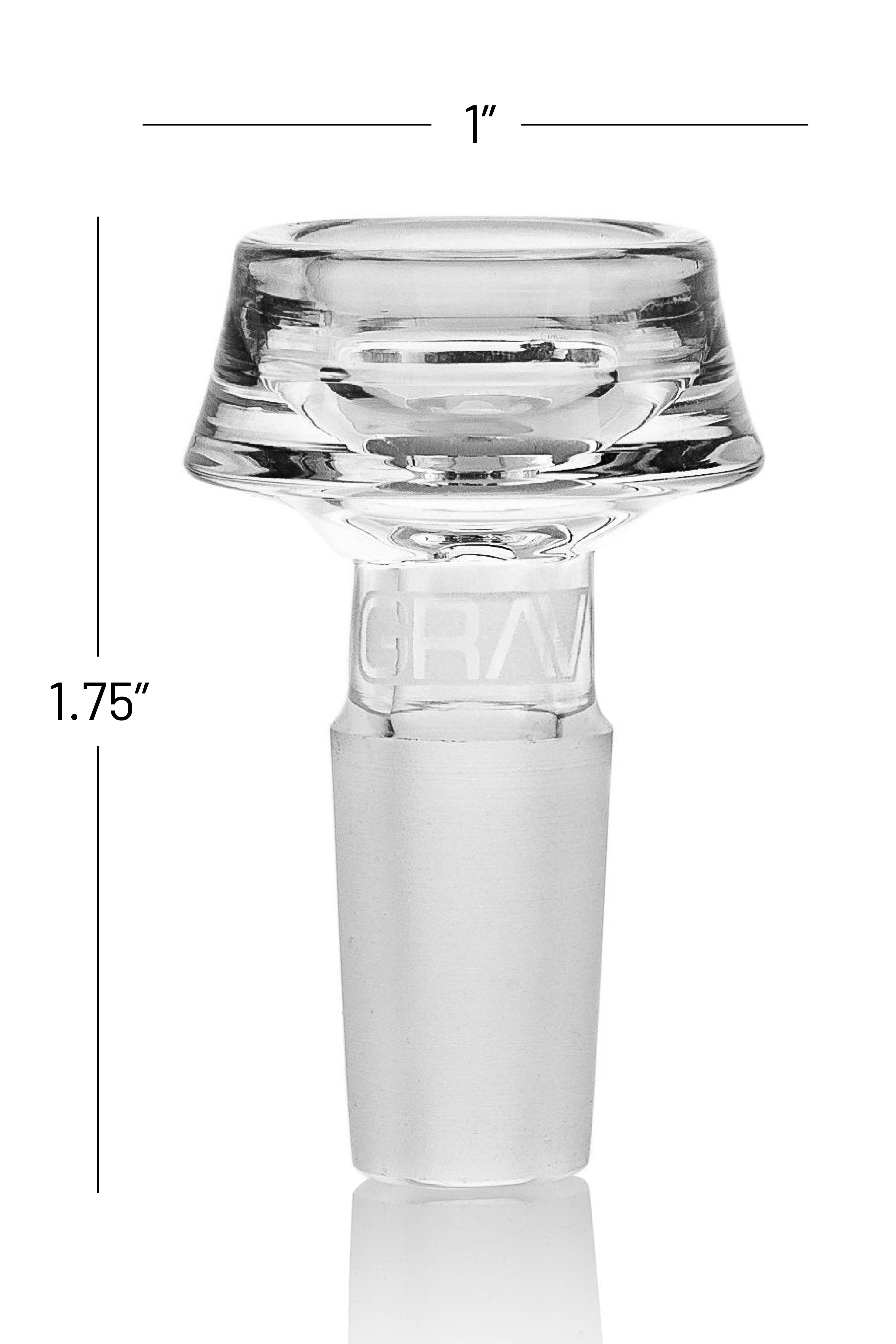 GRAV® 14mm Caldera Bowl - Clear - Pack of 5