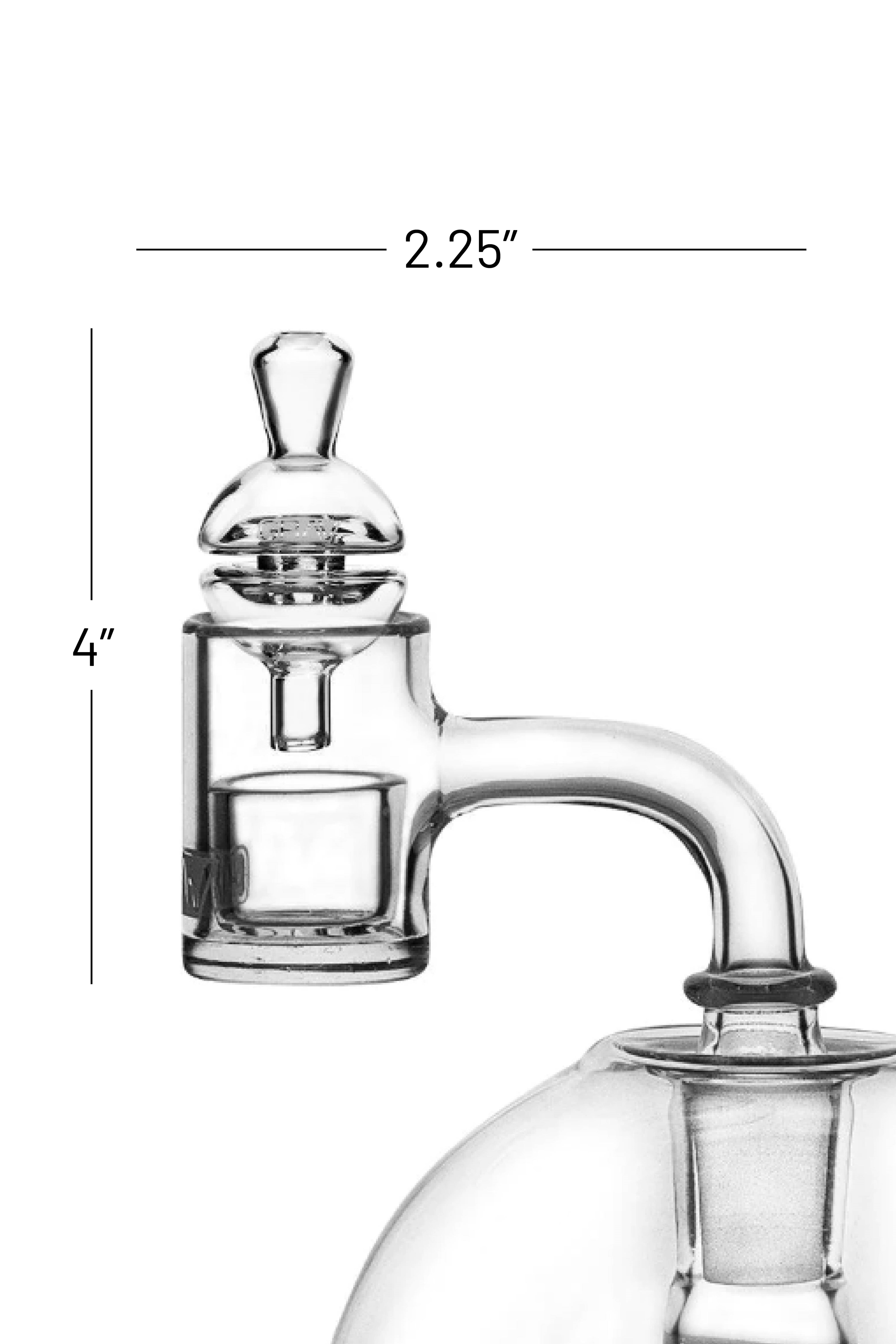 GRAV® 14MM 90°QUARTZ BUCKET, INSERTS & CARB CAP SET - Pack of 5