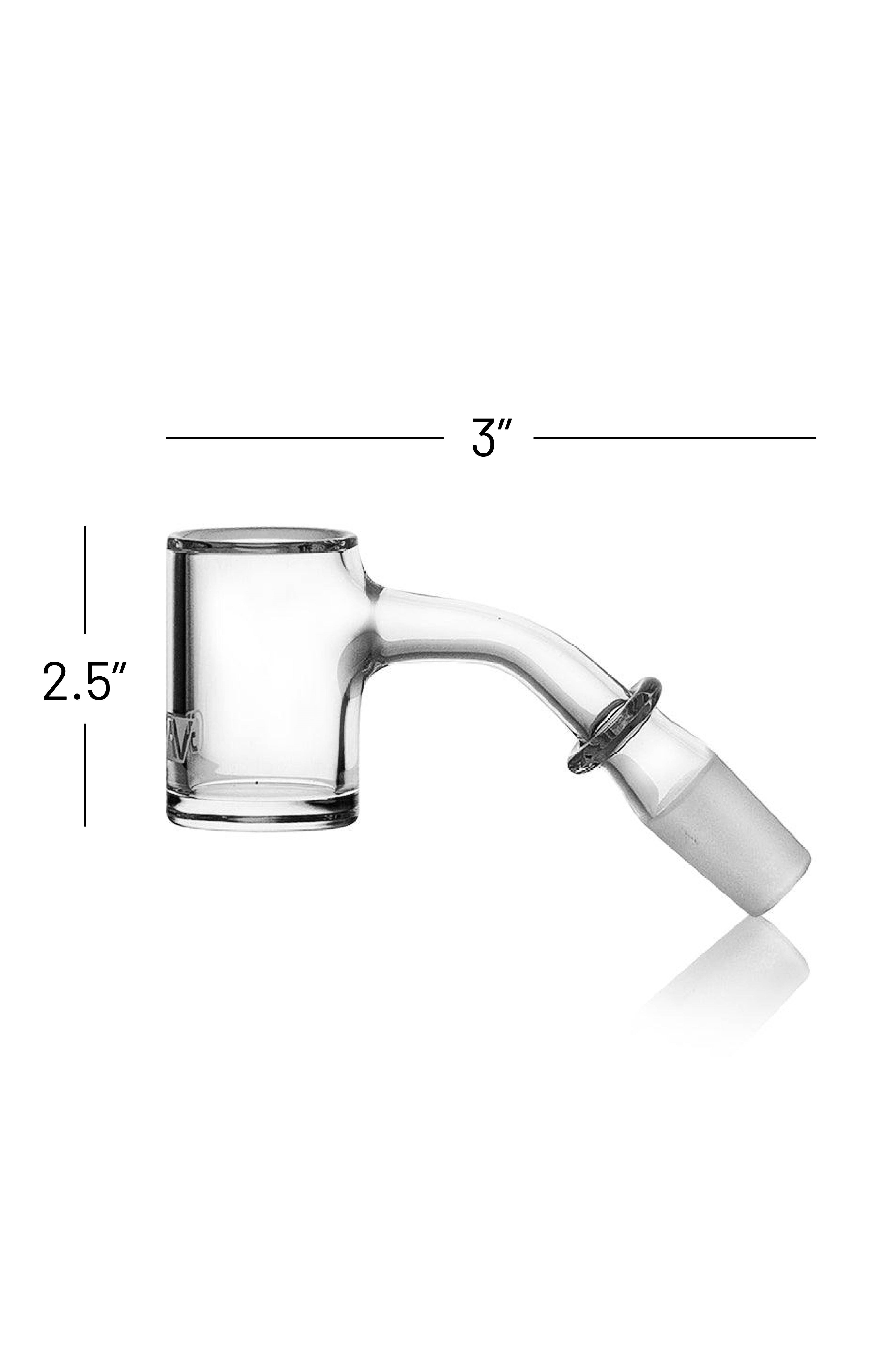 GRAV® 14mm 45deg Seamless Quartz Banger - Pack of 5