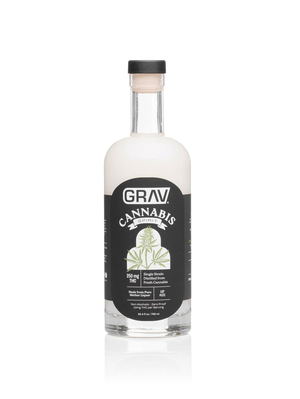 GRAV® Cannabis Spirit, 250mg - 750ml Bottle, 6-Pack