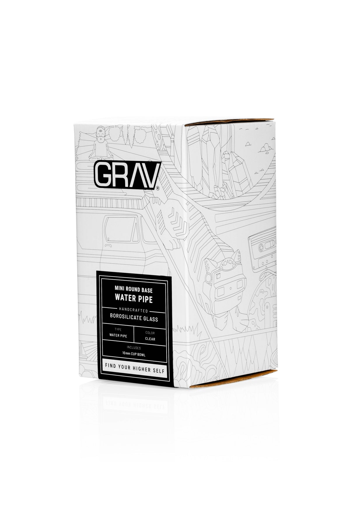 GRAV® Mini Round Base Water Pipe