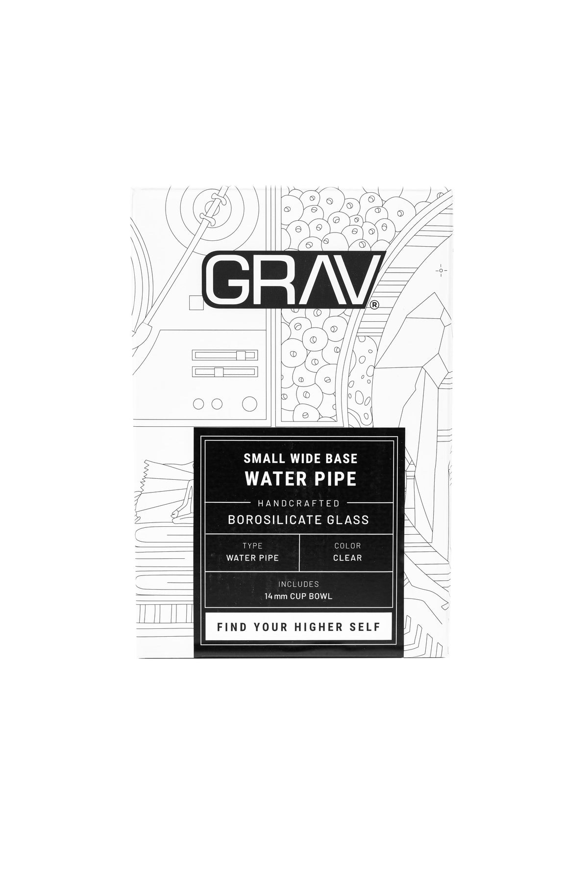 GRAV® Small Wide Base Bong