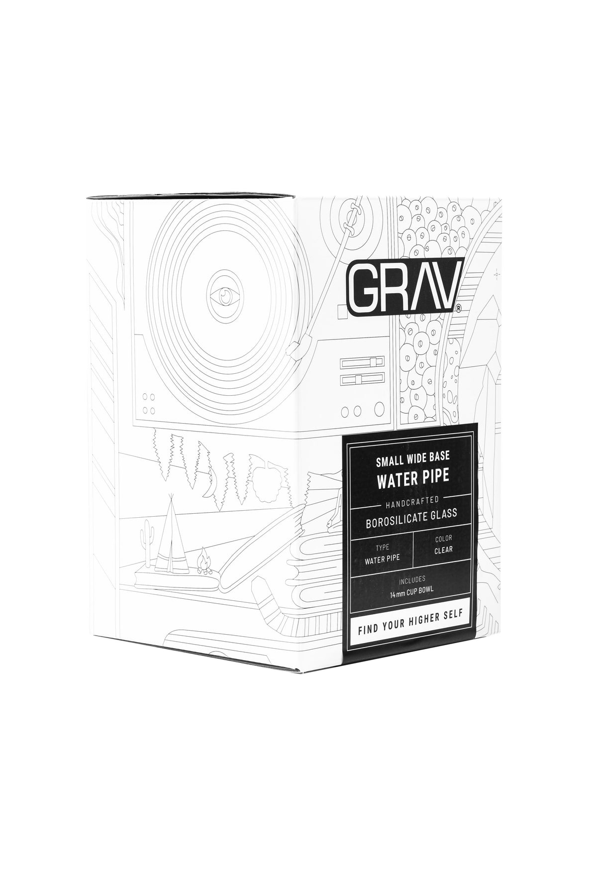 GRAV® Small Wide Base Bong