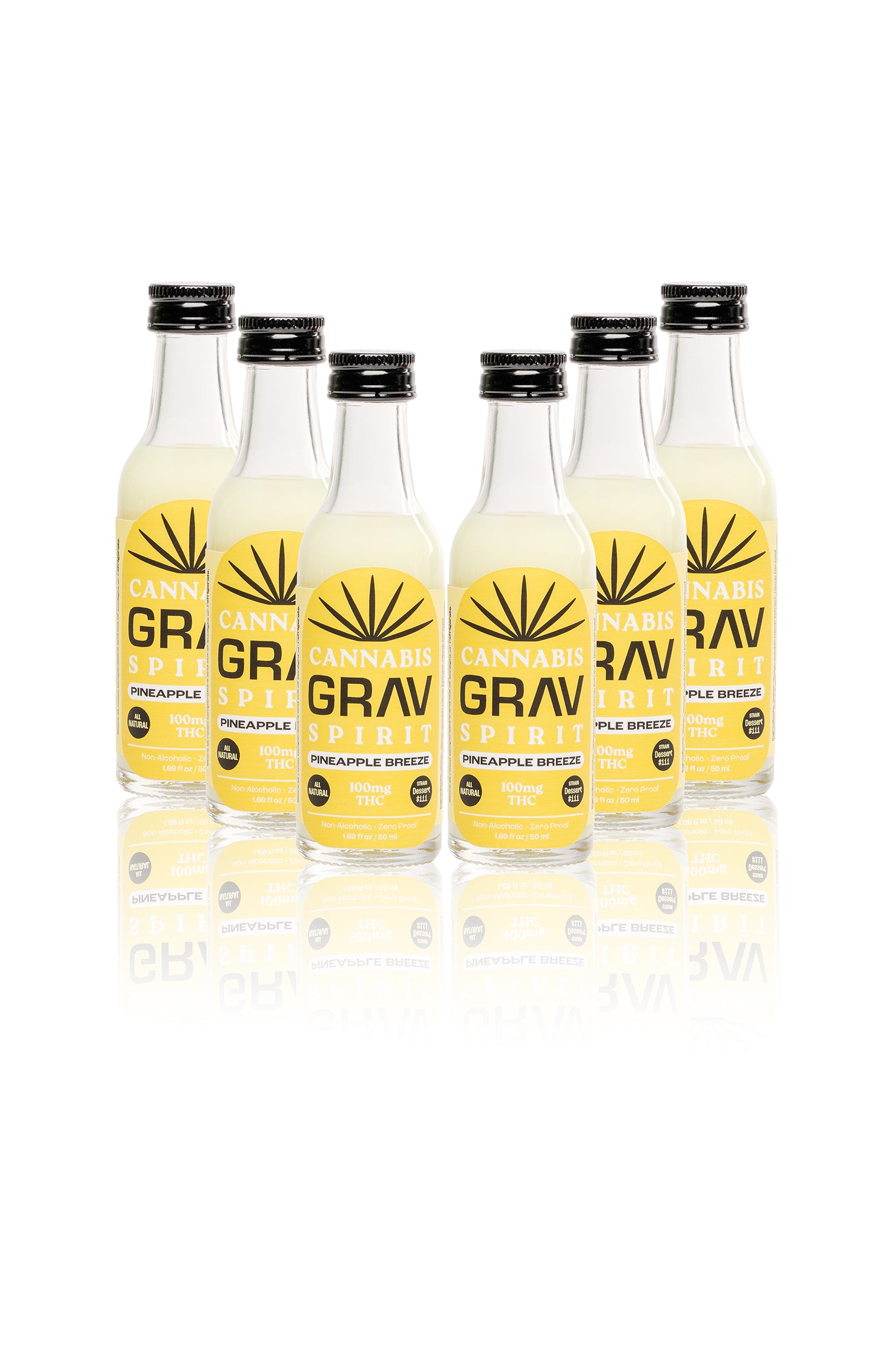 GRAV® Cannabis Spirit 100mg Flavor Shots, 50ml Bottle Variety Pack