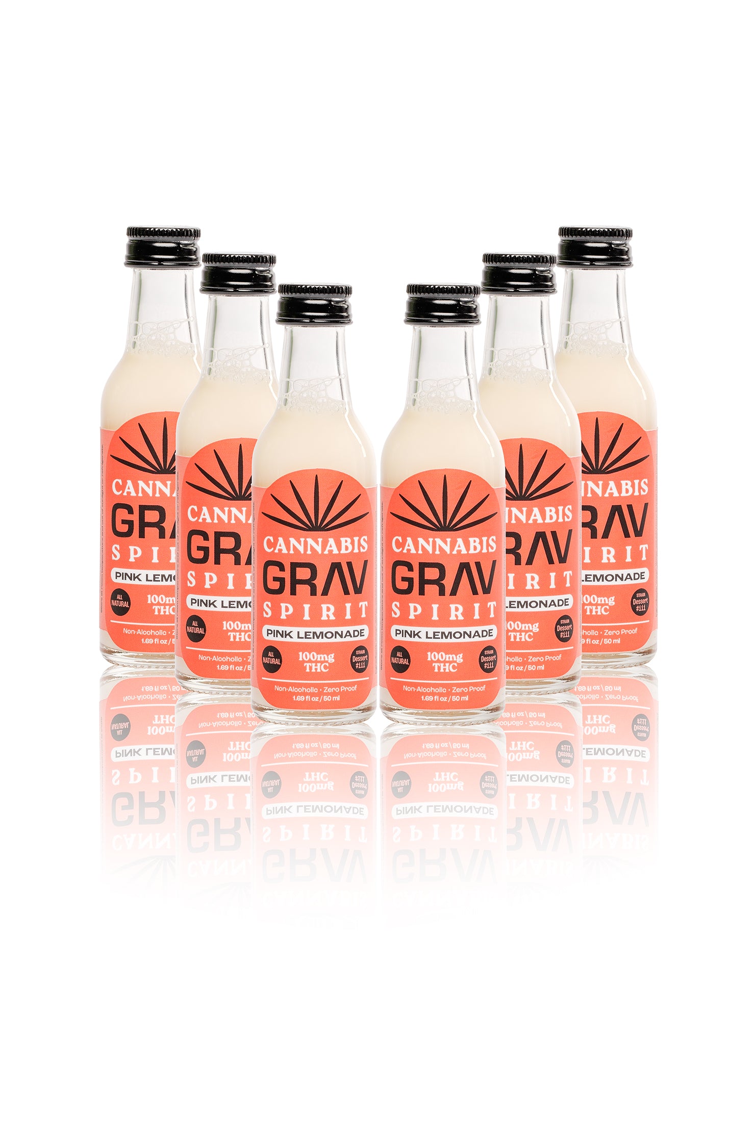 GRAV® Cannabis Spirit 100mg Flavor Shots, 50ml Bottle Variety Pack