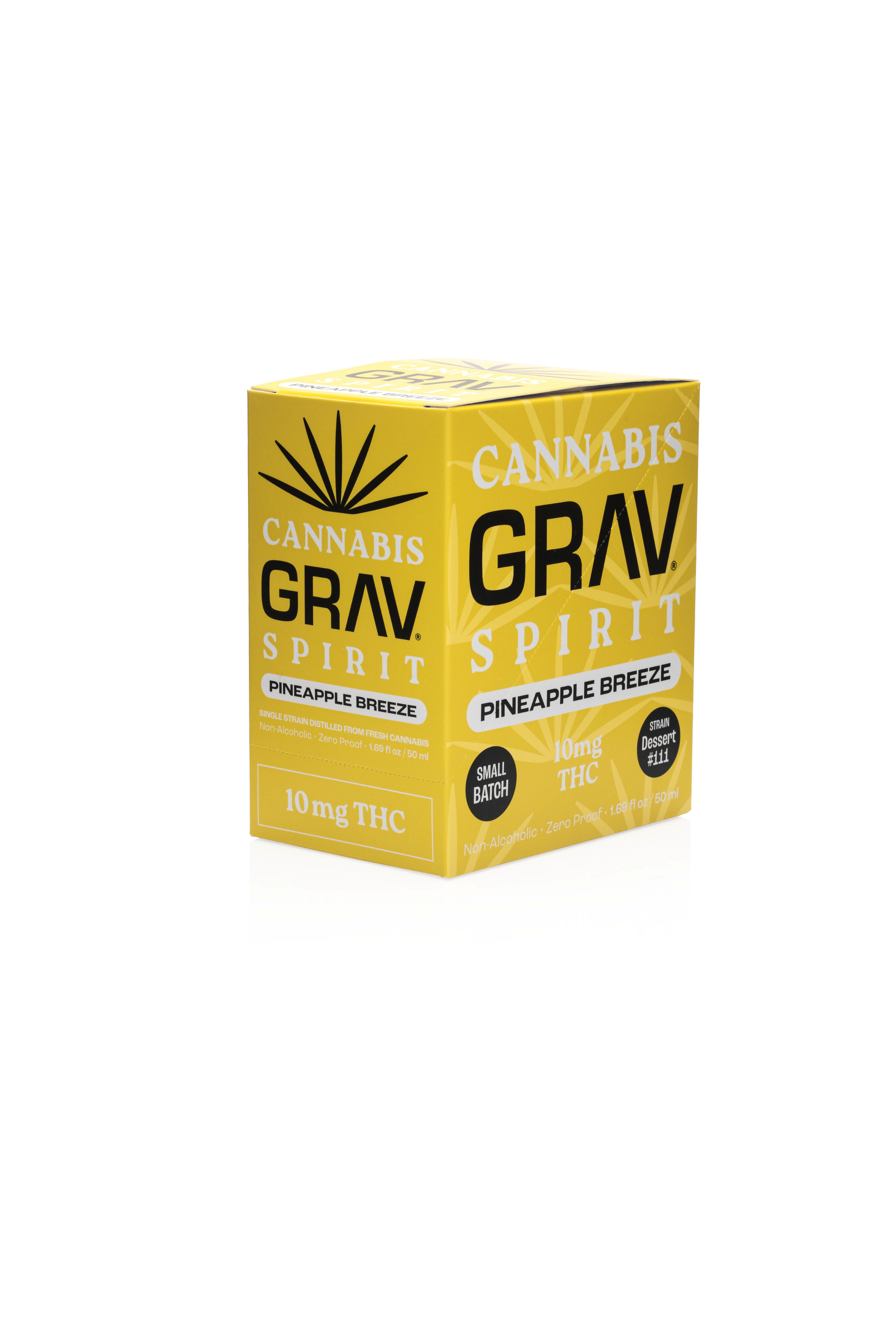 GRAV® Cannabis Spirit 10mg Flavor Shots, 50ml Bottle 6-Pack