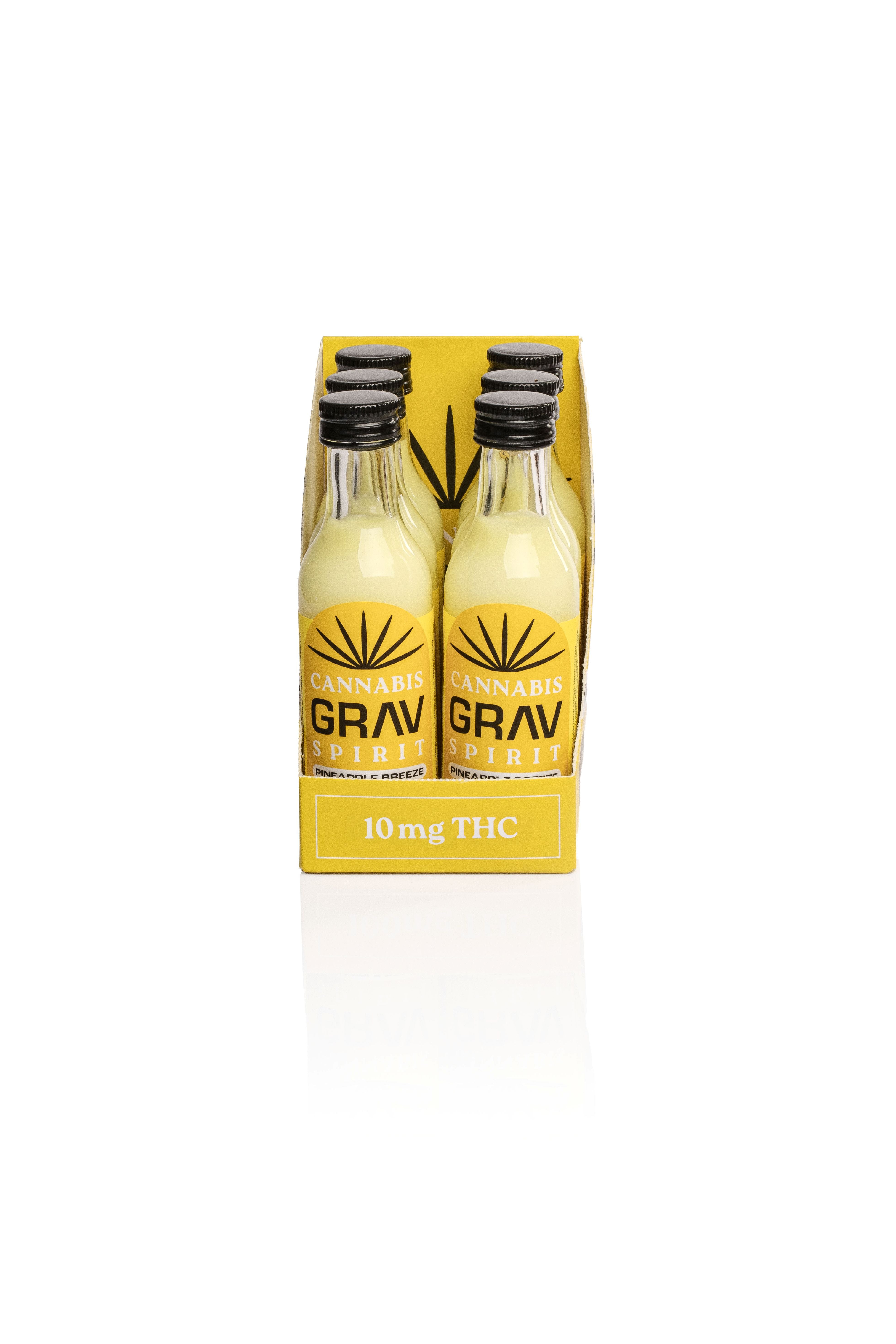 GRAV® Cannabis Spirit 10mg Flavor Shots, 50ml Bottle 6-Pack