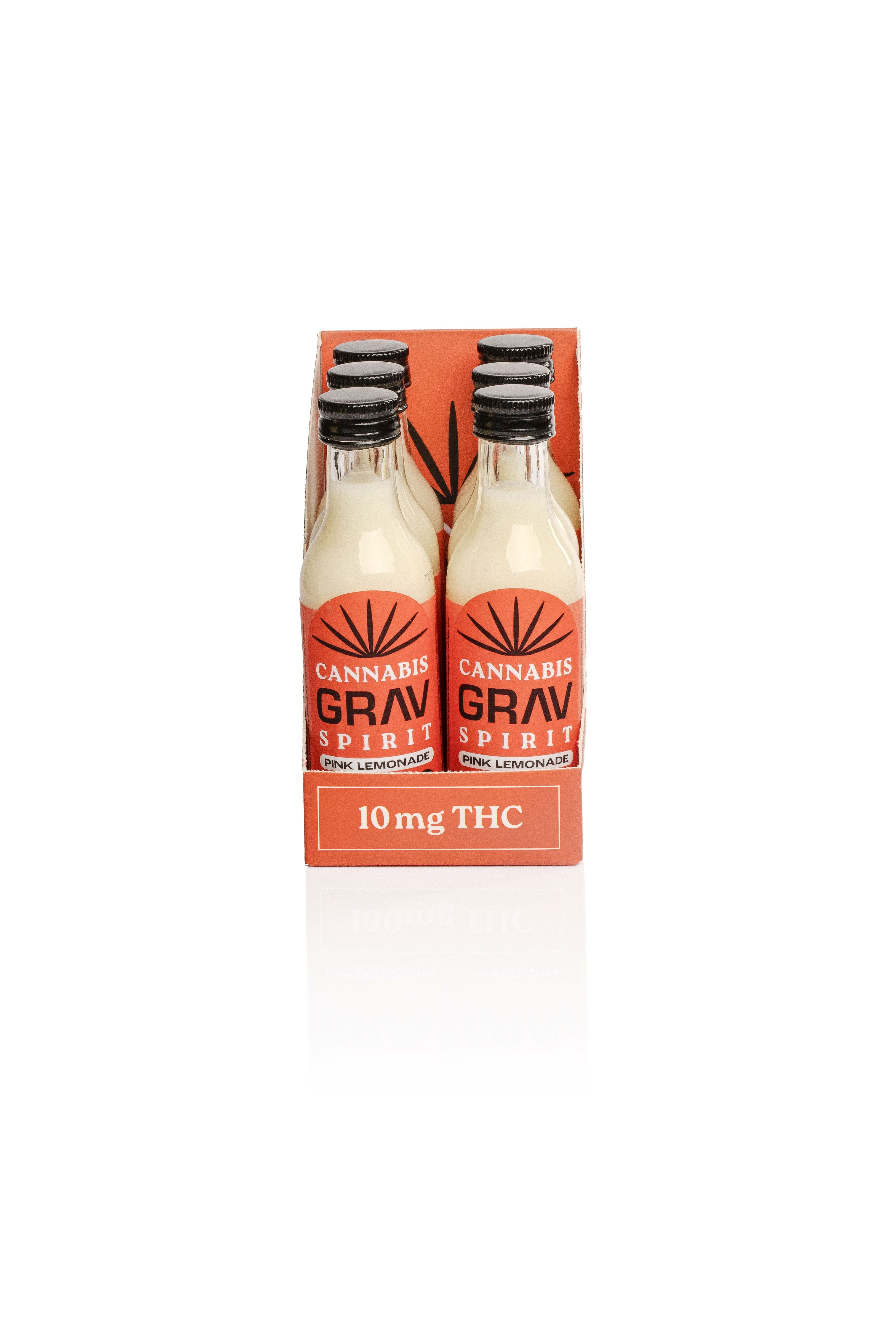 GRAV® Cannabis Spirit 10mg Flavor Shots, 50ml Bottle 6-Pack