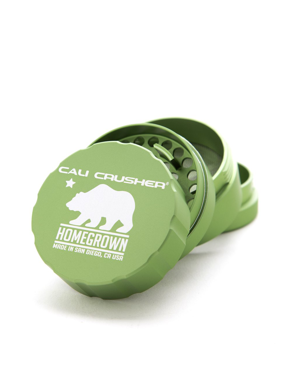 Cali Crusher® Homegrown 2.35" 4-Piece Hard Top Herb Grinder