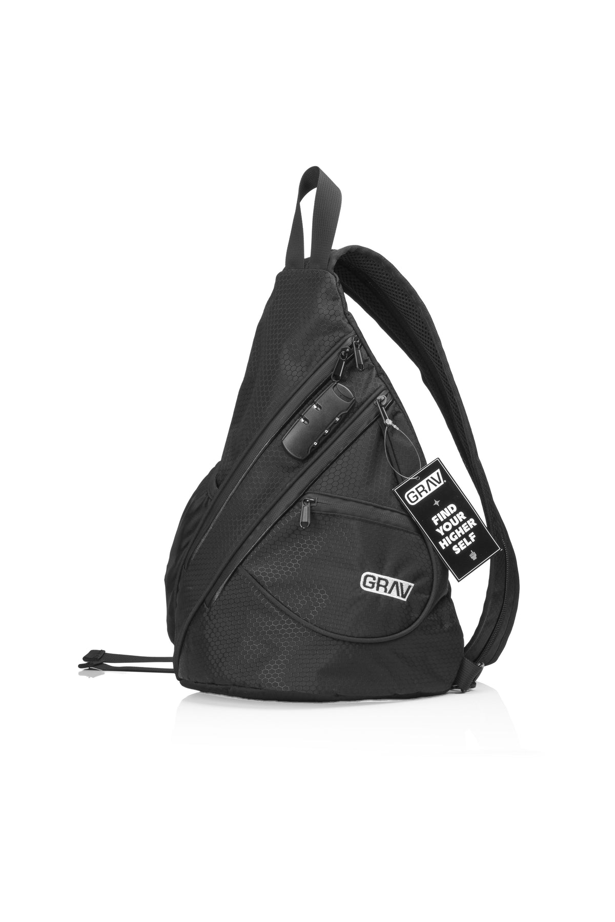 GRAV® Smell Proof Shoulder Sling Backpack w/ Combo Lock