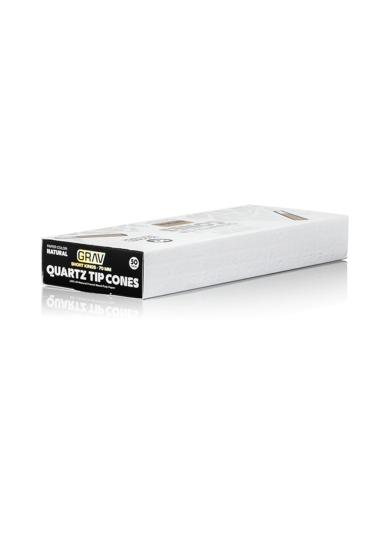 GRAV® Short Kings Quartz Tip Cones, 50-piece Pack