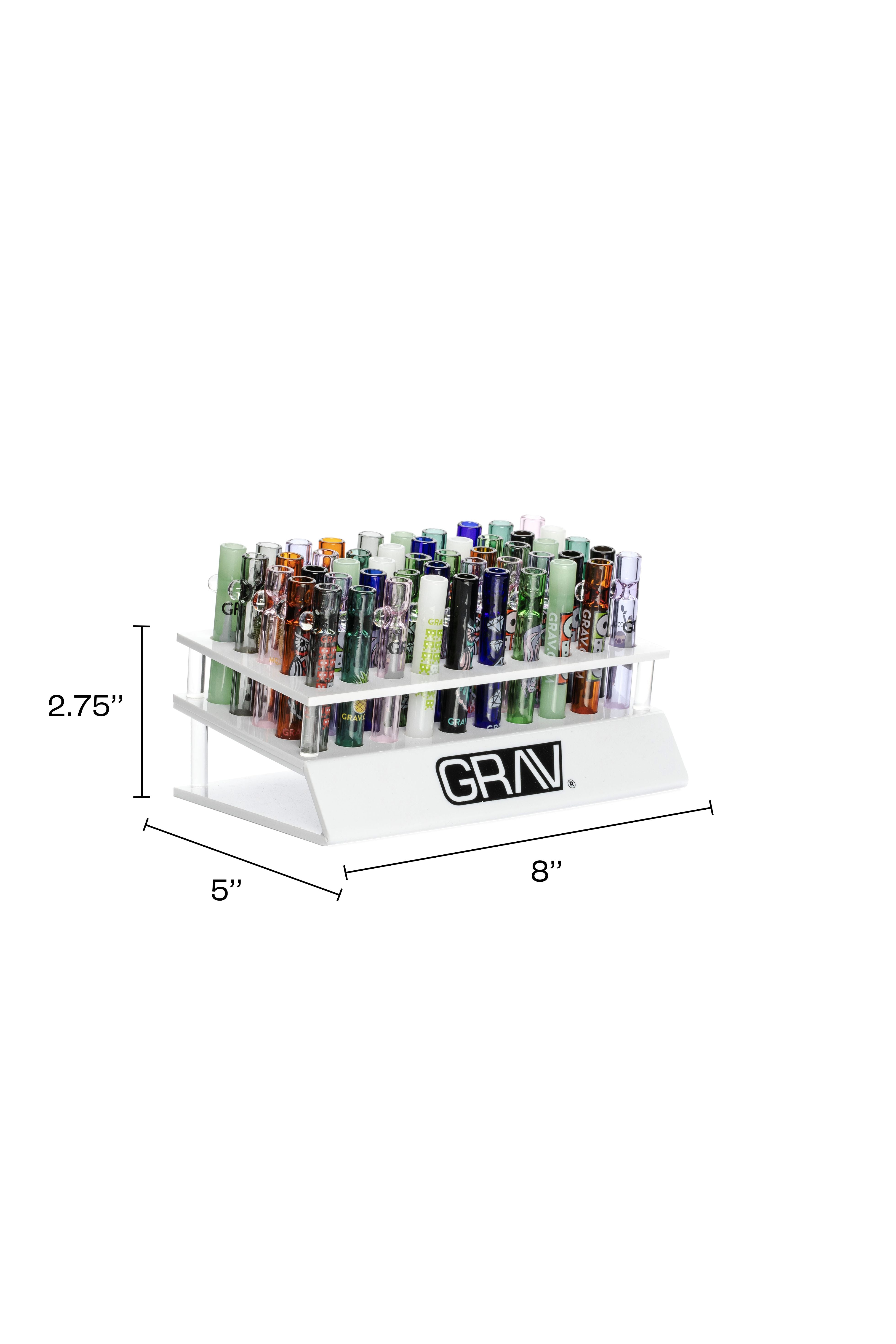 GRAV® 12mm Taster Display Bundle with Roll-stop Whimsical Tasters