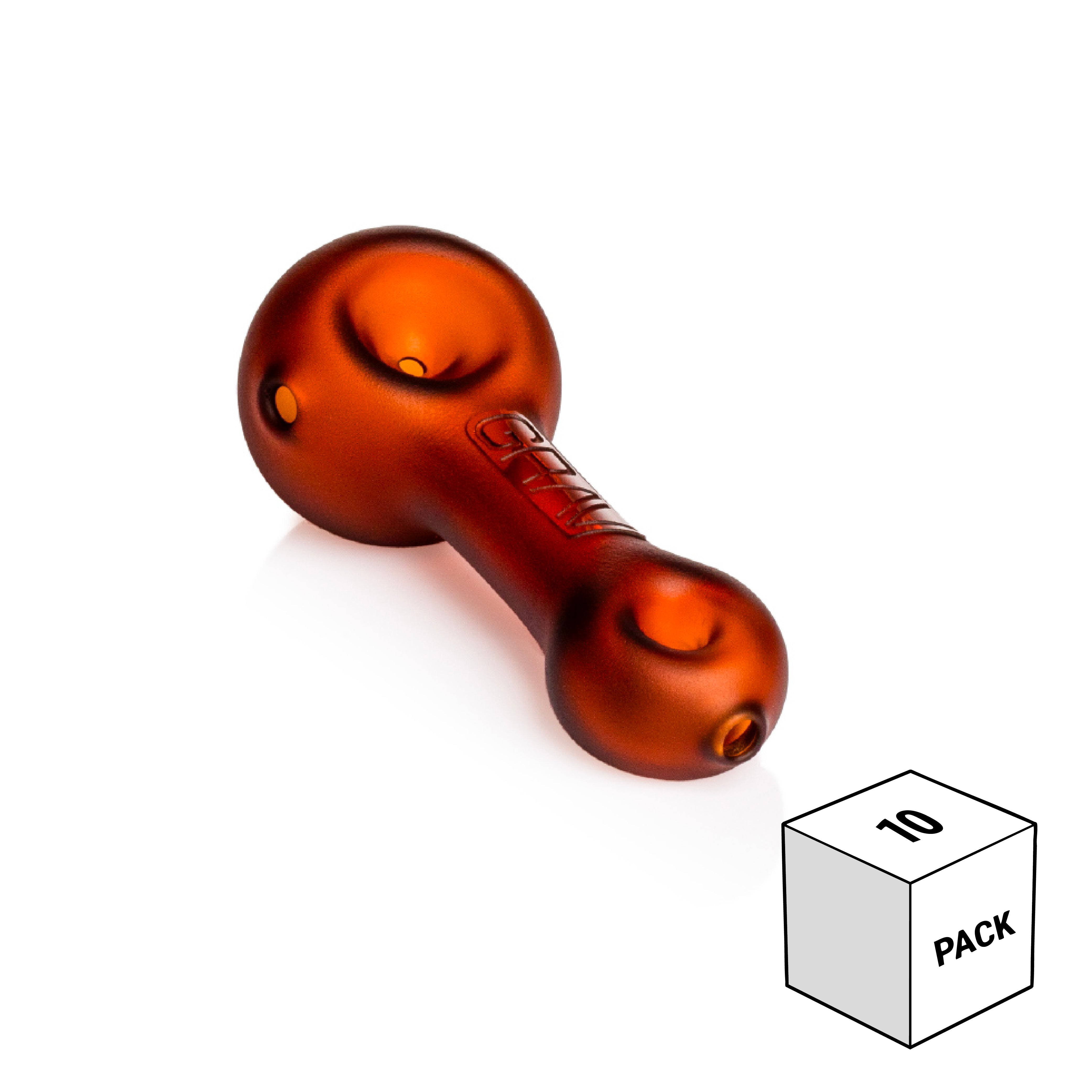 GRAV® Sandblasted Mini Spoon - Assorted Colors - Pack of 10