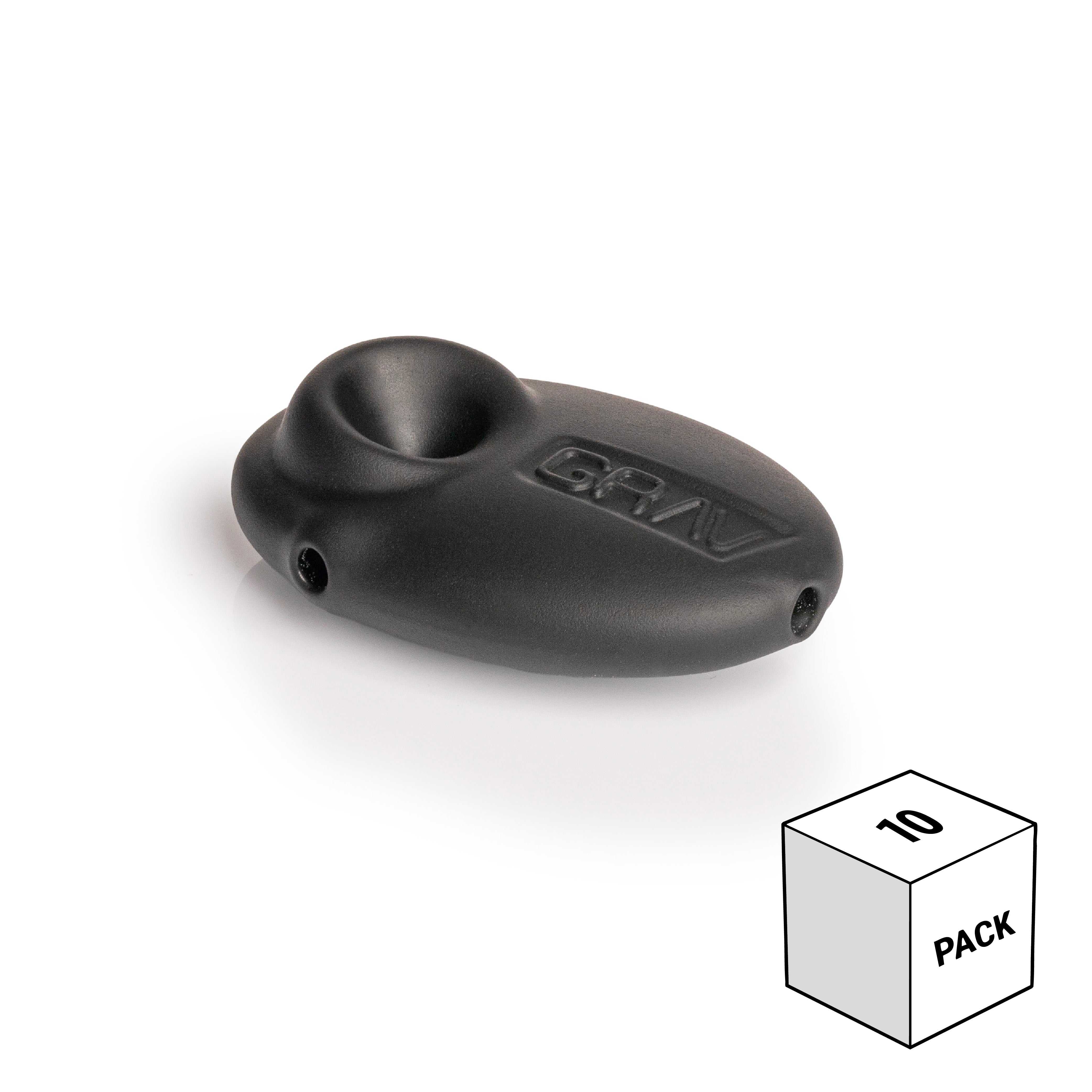 GRAV Sandblasted Pebble Spoon - Assorted Colors - Pack of 10