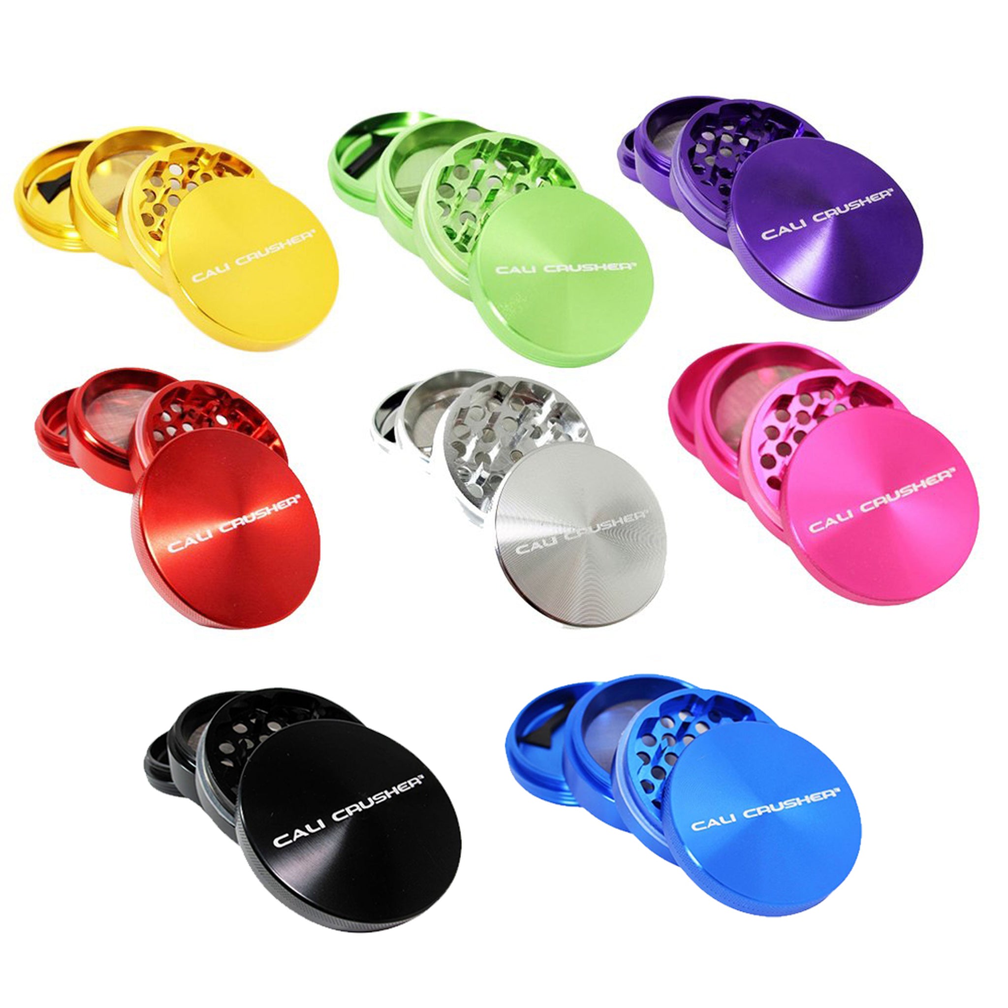 Cali Crusher® Grinders - One of Each - 65 Units