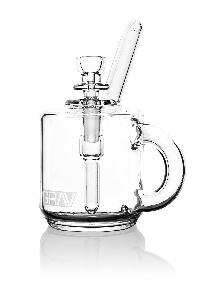 Coffee Mug Pocket Bubbler from GRAV Pocket Bubbler Pipe Mini Rig