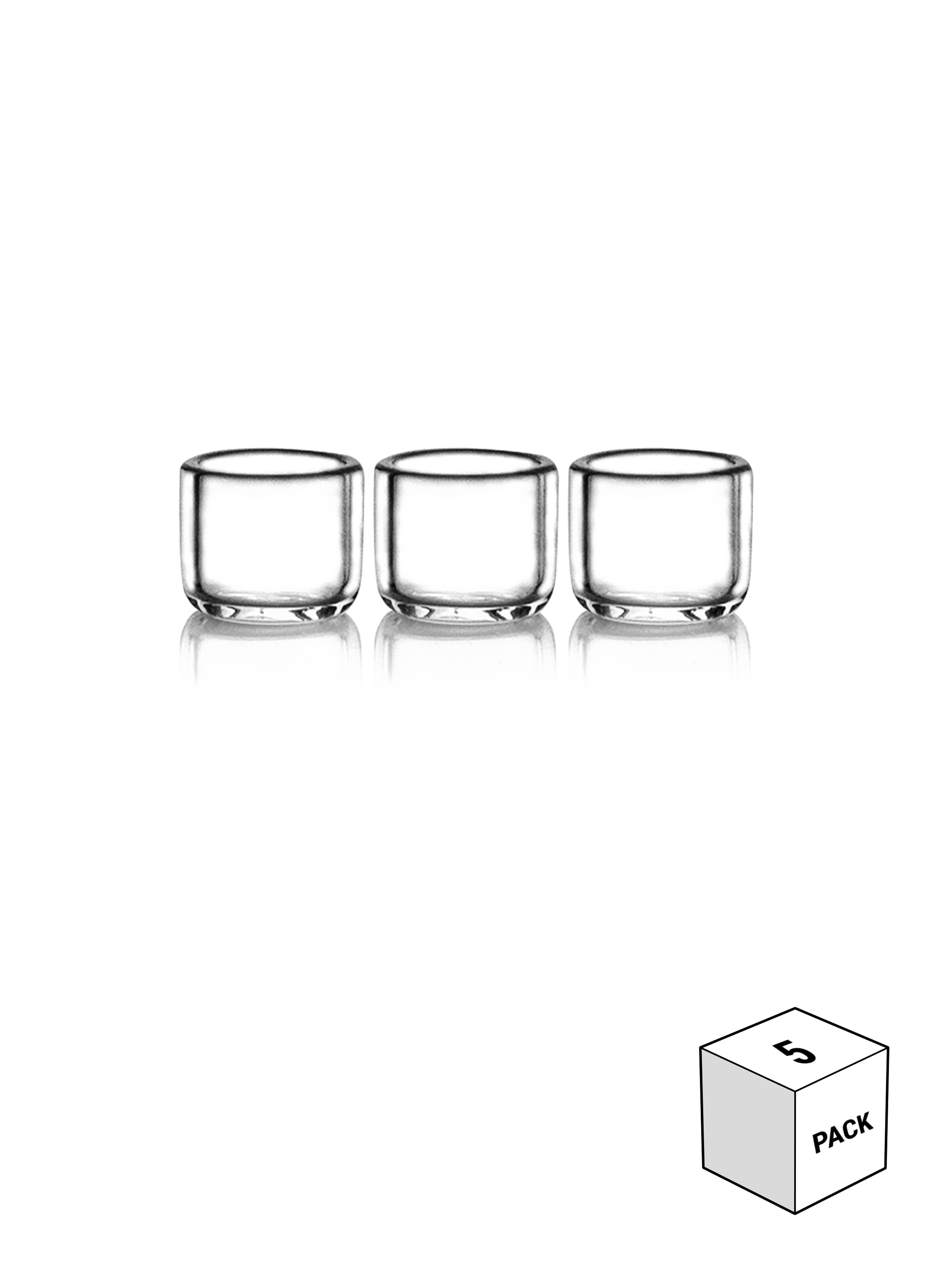 GRAV® Quartz Concentrate Bucket Insert, 3pc - Pack of 5