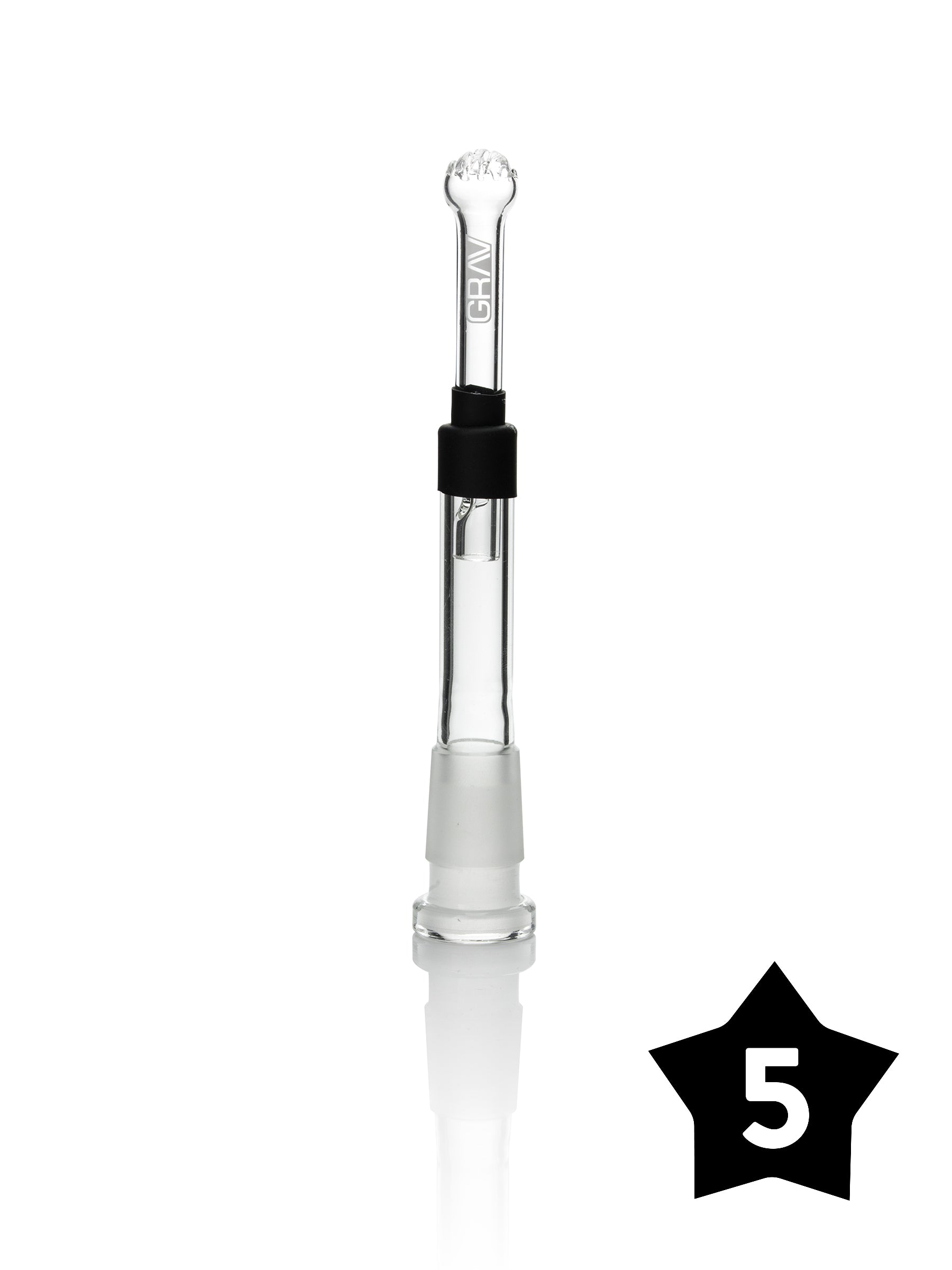 14mm GRAV® Adjustable Downstem - Clear - Pack of 5