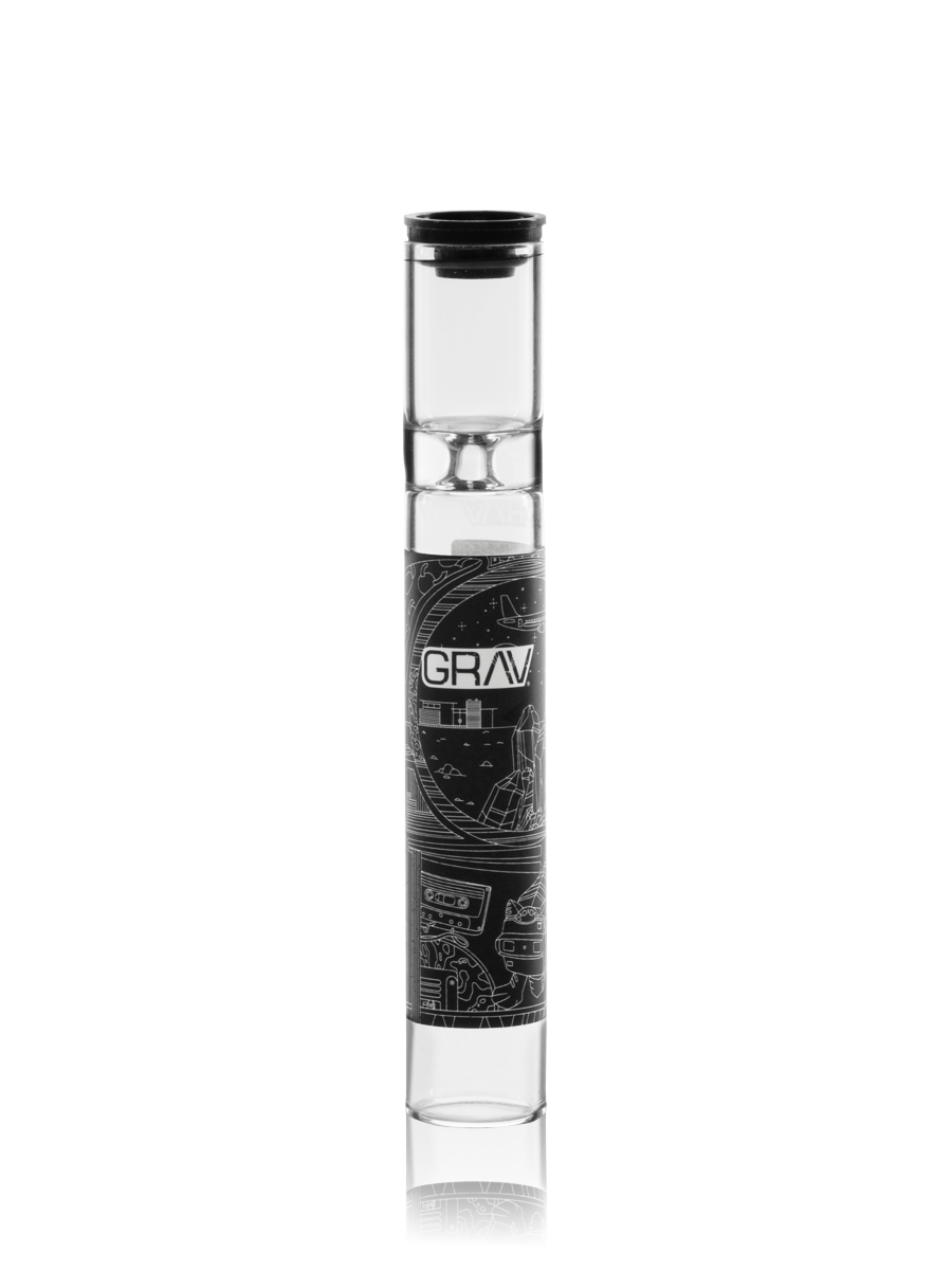 30-pack display case 12mm GRAV Clear Tasters, perfect for on-the-go smokers.