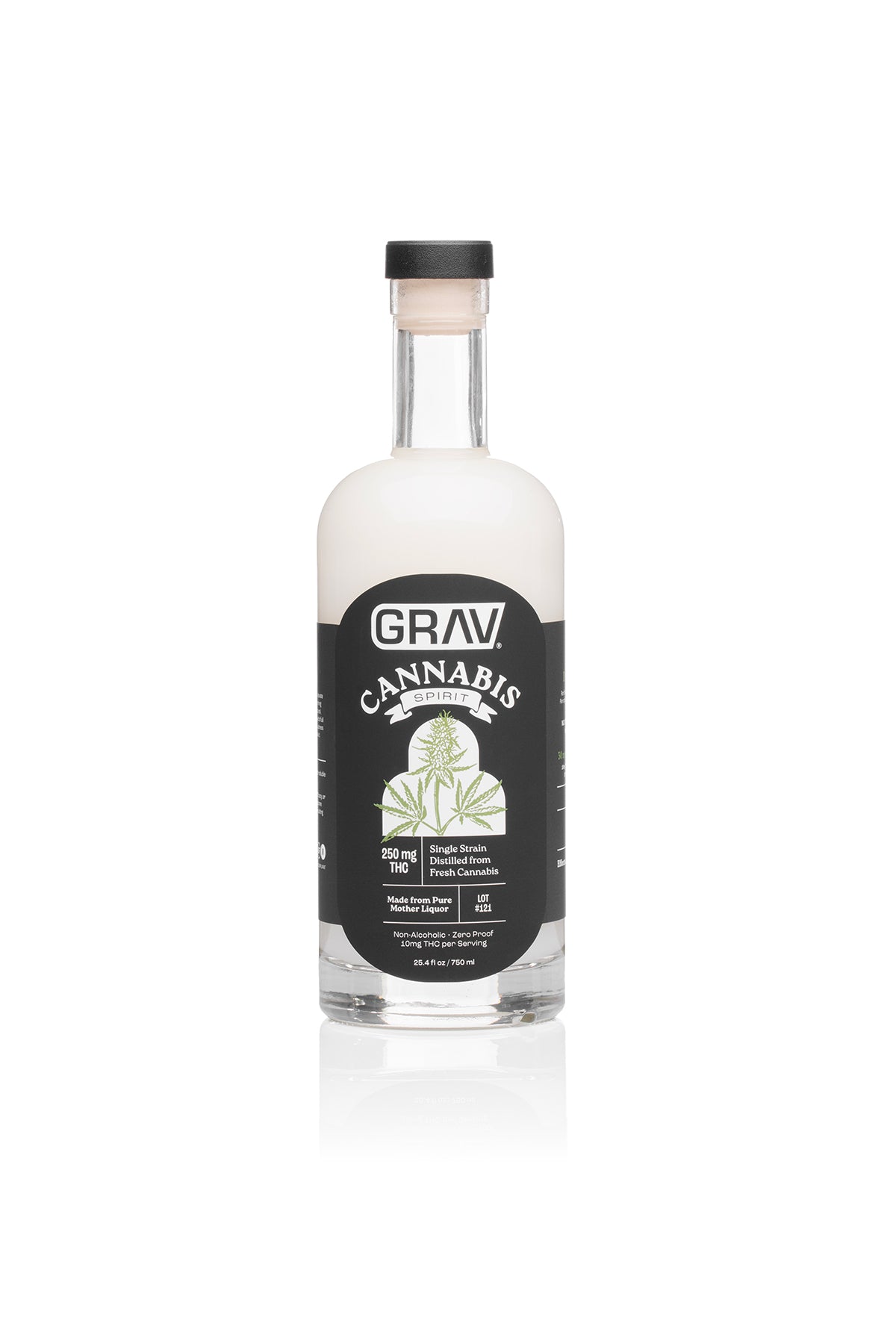 GRAV® Cannabis Spirit, 250mg - 750ml Bottle, 6-Pack