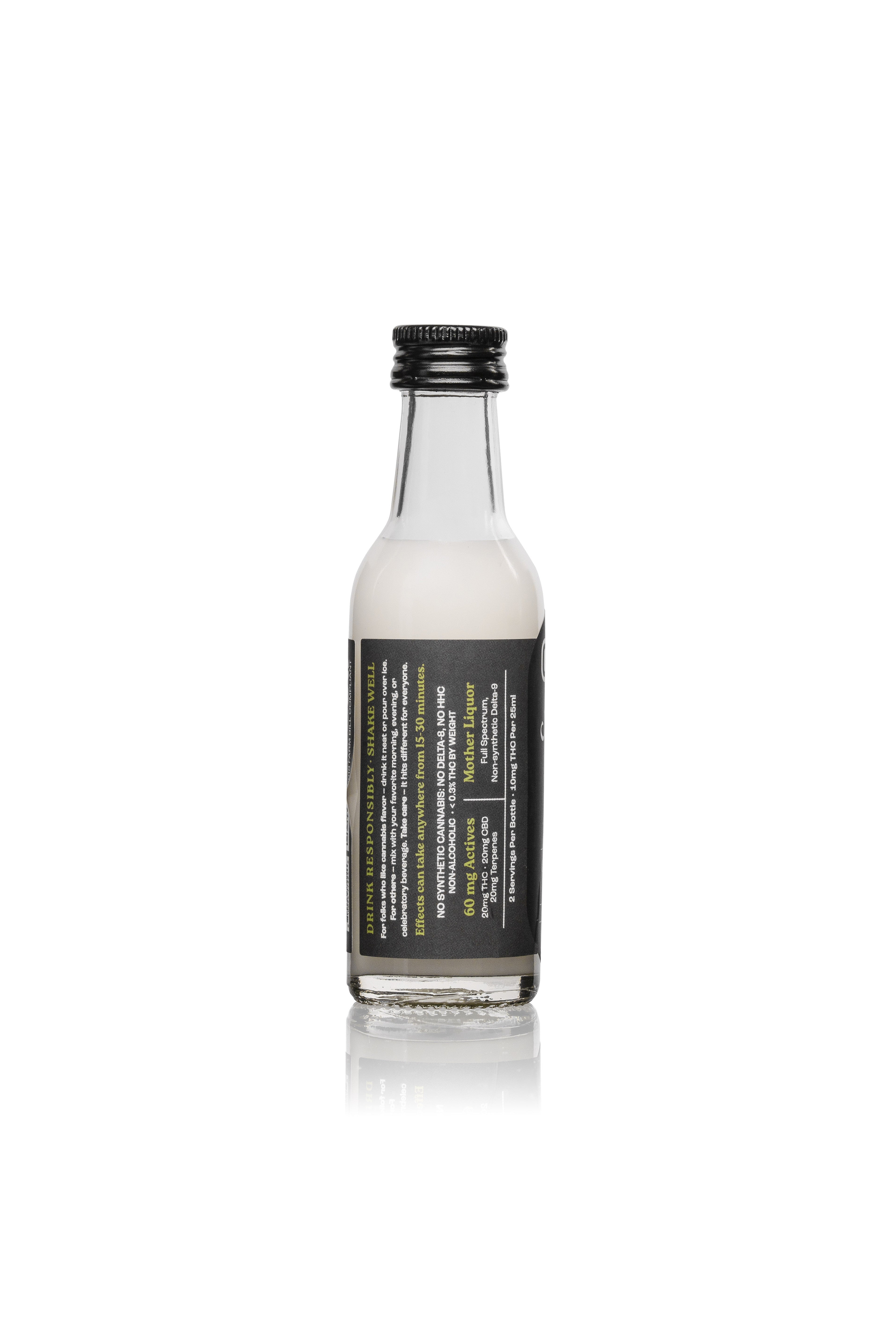 GRAV® Cannabis Spirit 20mg Black Label, 50ml Bottle Master Case 48-Pack
