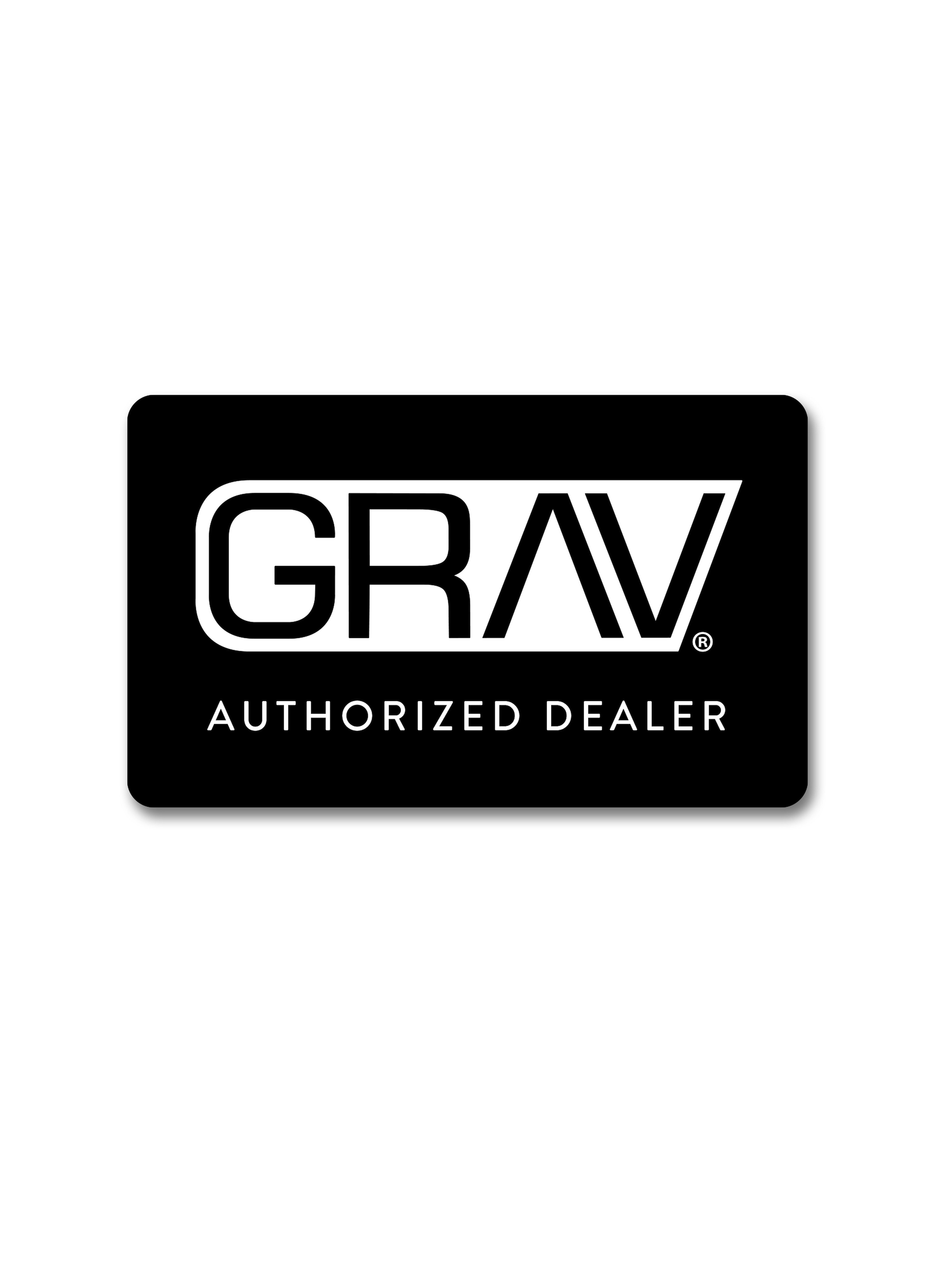 GRAV® Authorized Dealer Window Cling