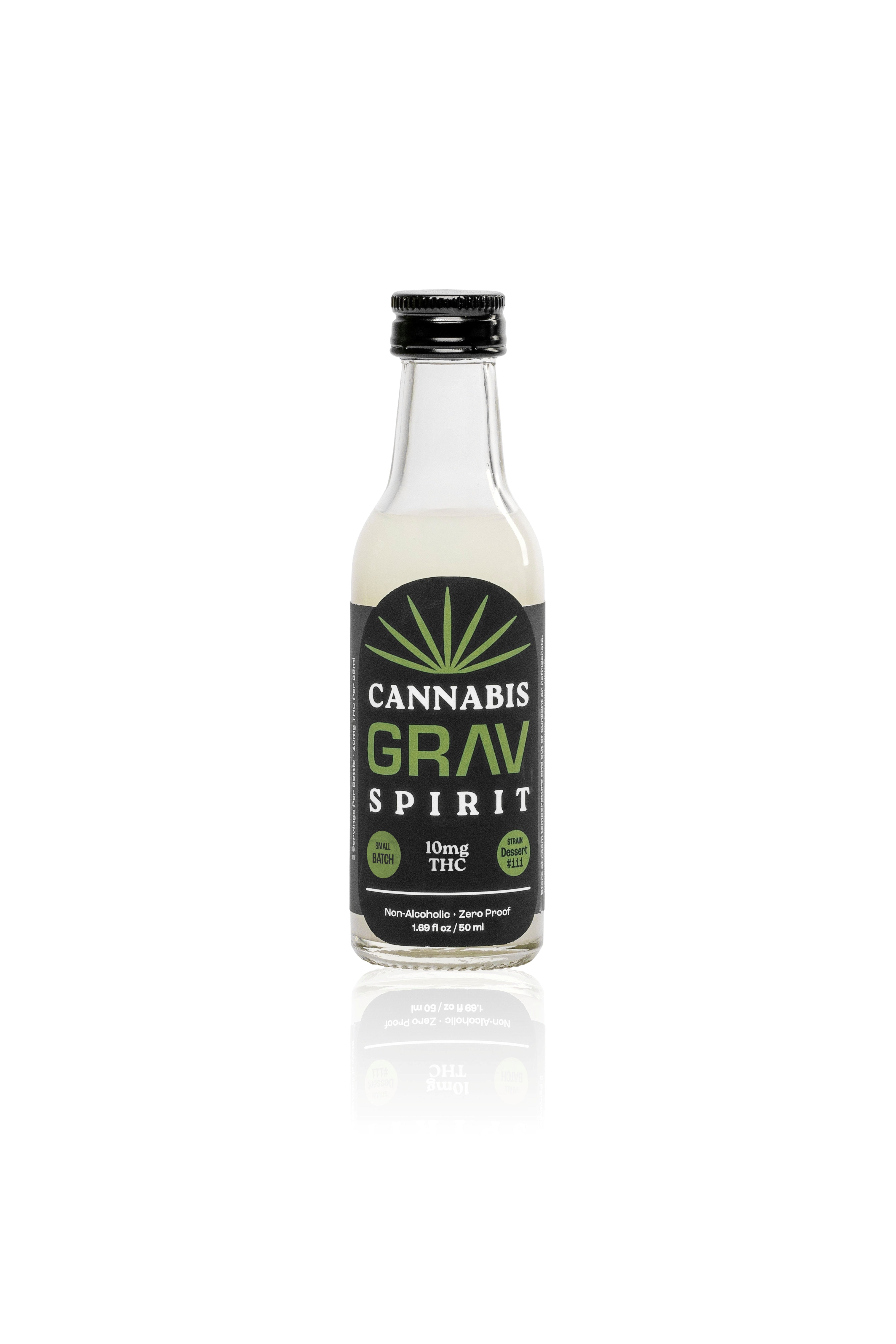 GRAV® Cannabis Spirit 10mg Natural, 50ml Bottle 6-Pack