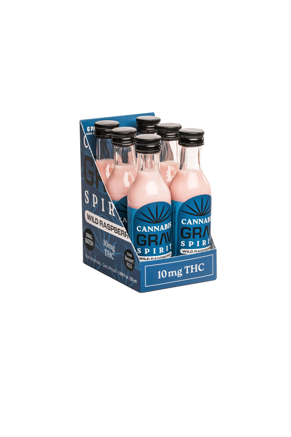 Grav Wild Raspberry GRAV® Cannabis Spirit 10mg Flavor Shots, 50ml Bottle 6-Pack