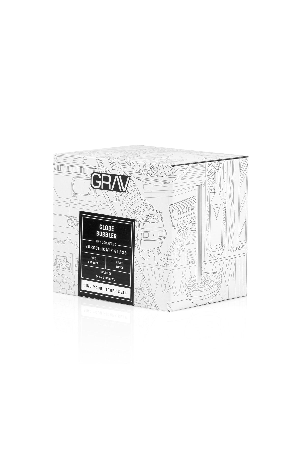 GRAV® Globe Bubbler - Smoke