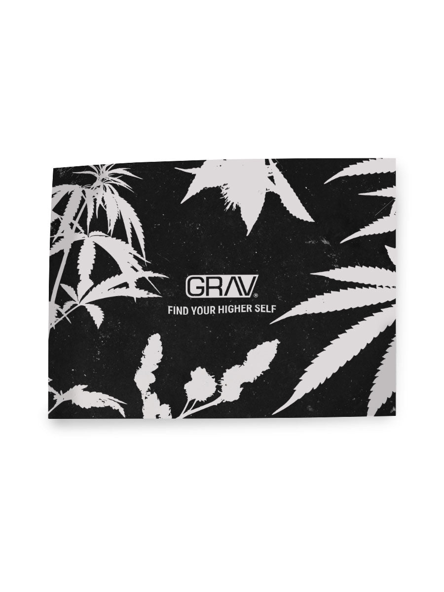 GRAV 2023 Logo Poster with plant silhouette