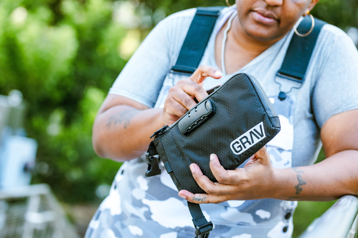 GRAV® Small Smell Proof Travel Pouch w/ Combo Lock