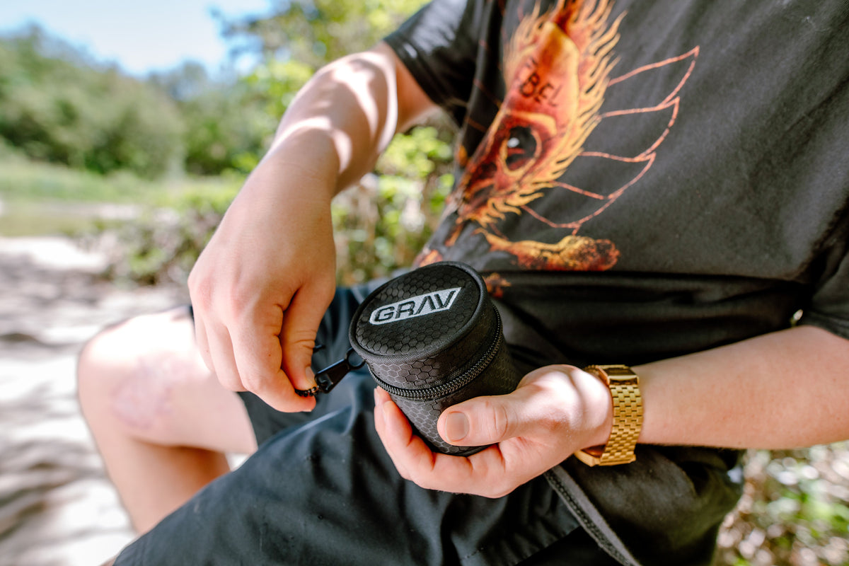 GRAV® Smell Proof Grinder Case w/ Key Lock