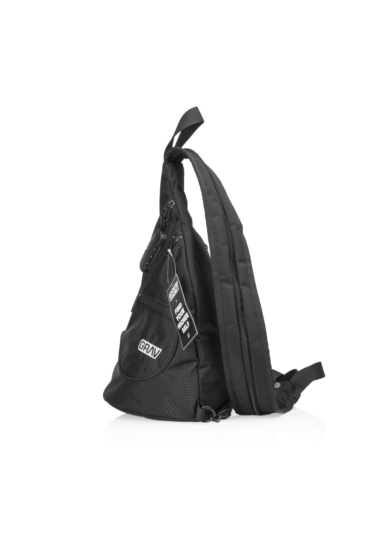 GRAV® Smell Proof Shoulder Sling Backpack w/ Combo Lock