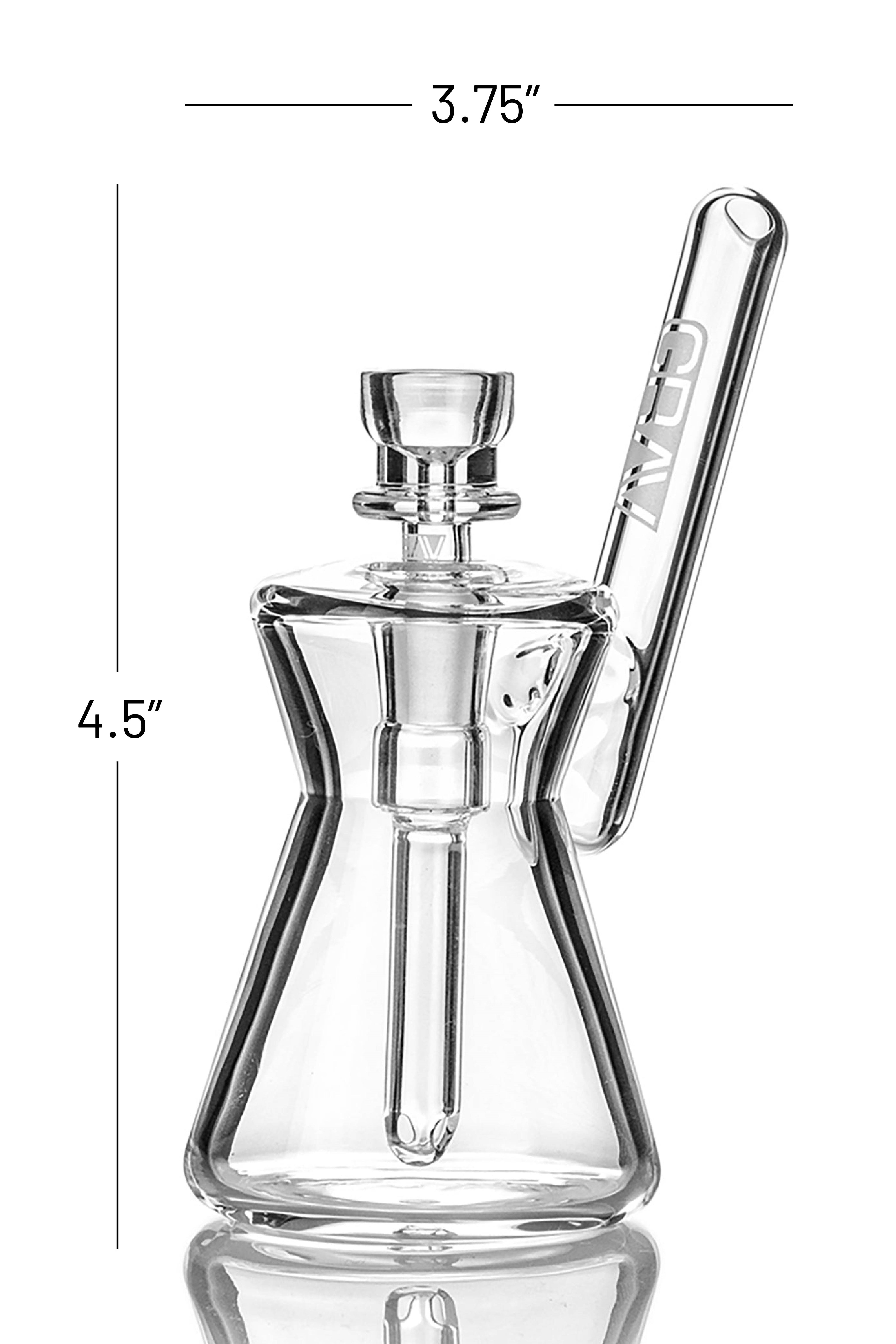 GRAV® Hourglass Pocket Bubbler - Clear