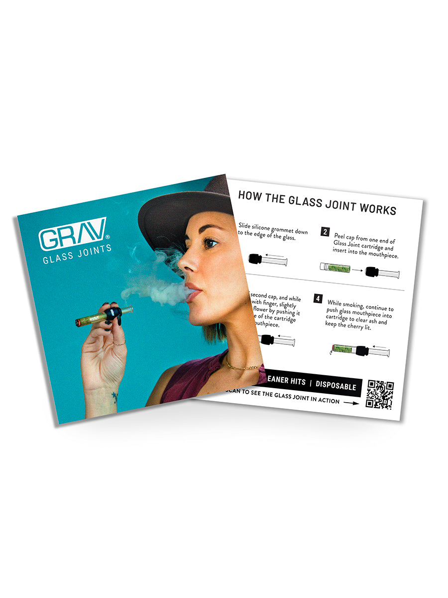GRAV® Glass Joint Info Card - 50 Pack